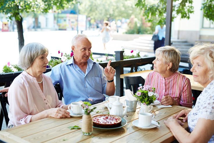 El poder de la amistad en la tercera edad