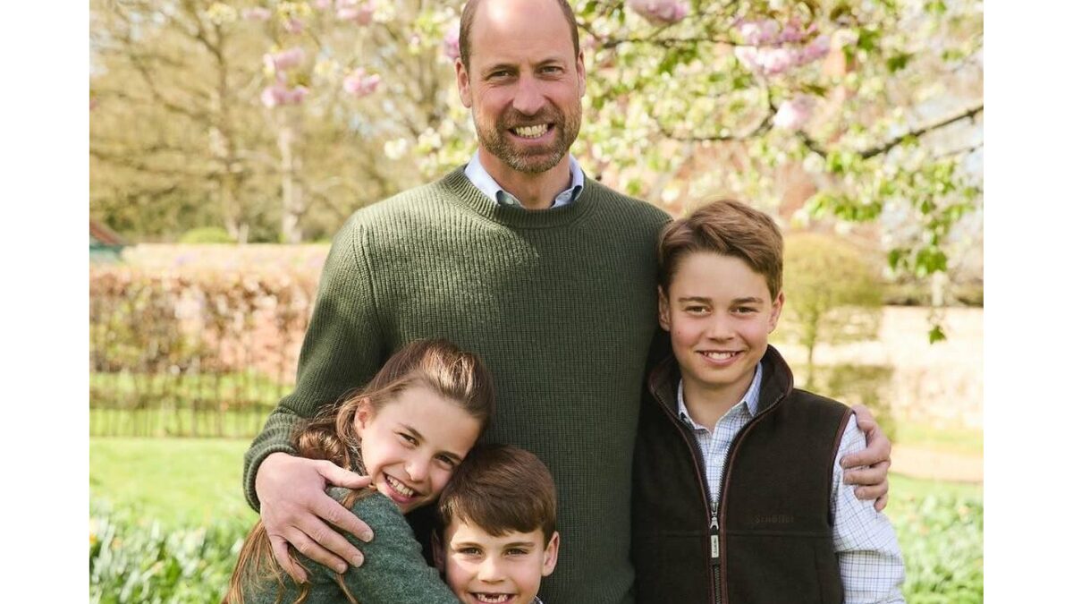 La regla del príncipe Guillermo sobre los celulares en hijos