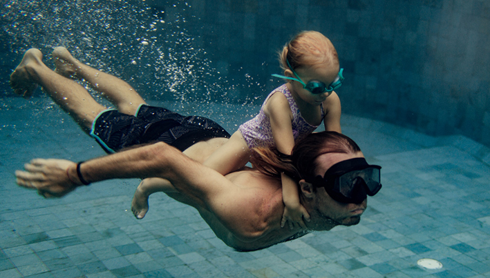 ¿Por qué no podemos respirar debajo del agua?