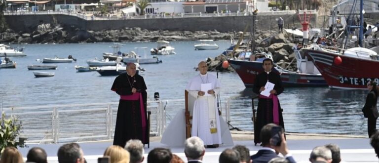 León XIV en Canarias: Arguineguín, el muelle donde el dolor tomó la voz