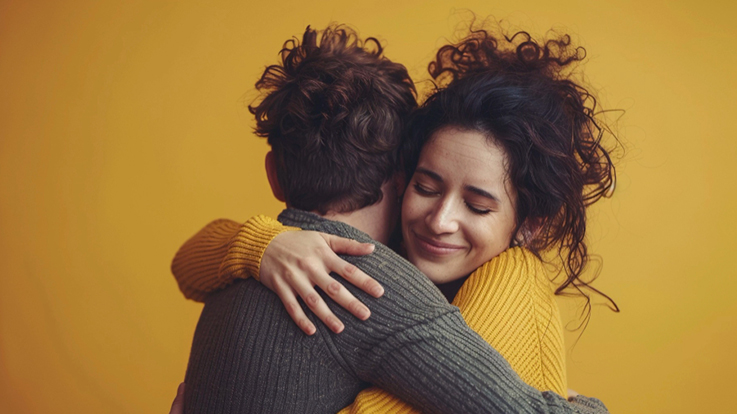 Un abrazo real de cariño vale mas que cualquier regalo